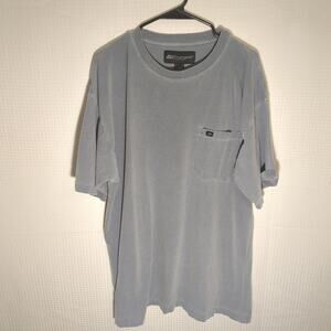 Vintage Outersport XXL Blue Pocket T-Shirt Faded Cotton Workwear Streetwear